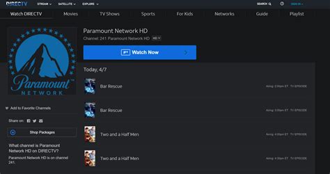 program tv paramount chanel azi|paramount network channel finder.